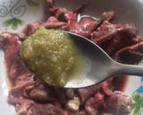 A picture of step 3 of Teppanyaki Beef, Stir Vegetables and Garlic Rice.