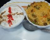 A picture of step 5 of Beans Pulav.