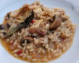 Foto del paso 8 de la receta: Arroz meloso de lagarto y setas