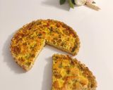 A picture of step 5 of Smoked Salmon and Leek Tart.