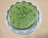 Hình bước làm 8 của món Cheesecake trà xanh