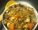 A picture of step 5 of Stir fried rice.
