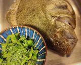 Une image de l'étape 1 de Turbot et célerisotto.