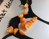 Une image de l'étape 4 de Flan pâtissier aux kumquats pâte brisée à l orange.