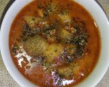 A picture of step 5 of Tinday with Chicken Keema 🥰.