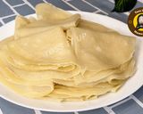 A picture of step 5 of Homemade Spring Roll Sheets Wraps In Two Ways With Dough And With Batter.
