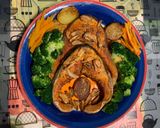 Gambar langkah 5 resipi Salmon grill garlic.