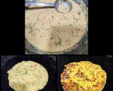 A picture of step 3 of Quinoa Flour Mix Veg Chilla.