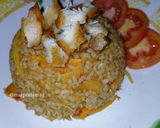 Foto langkah ke 4 dari resep Nasi Goreng Tanpa Telur.