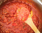 Foto del paso 2 de la receta: Espaguetis con carne, tomate y verduritas