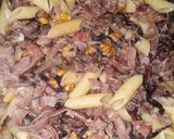 Foto del passaggio 3 della ricetta Pasta radicchio speck e noci