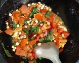 A picture of step 2 of Tomato Pachadi.