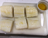 Foto del paso 1 de la receta: Bacalao confitado con parmentier de aceitunas