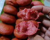 Foto langkah ke 6 dari resep Donat Red Velvet Keju.