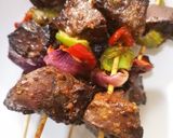 A picture of step 5 of Liver kebab.