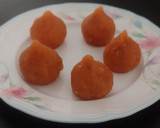 ரவா கேசரி மோதகம் (rava Kesar modakam recipe in tamil) ரெசிபி ஸ்டேப் 8 புகைப்படம்