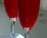 A picture of step 1 of Red lemonade.