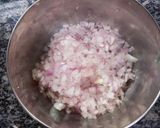 A picture of step 3 of Sev Tamatar.