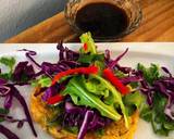 (Vegan, WFPB) Vegan Chickpea Flour Pancakes with Vegan Kimchi and Cilantro recipe step 5 photo