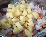 A picture of step 2 of Japanese Curry Tornado Omelette (Curry Omelette).