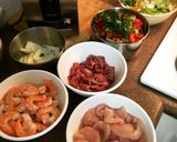 A picture of step 1 of Combination Stir-Fry with Cashew Nuts.
