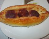 Pas rețetă Pide cu carne tocată, cașcaval și cârnați 4 fotografie