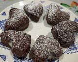 Фото кроку 7 до Шоколадні пончики з молочним кремом🥯.