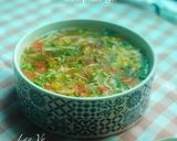 Hình bước làm 5 của món Soup ức gà