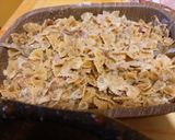 A picture of step 9 of Baked Farfalle with Mortadella and Béchamel.