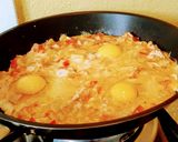 A picture of step 9 of Spiced chicken omelette.