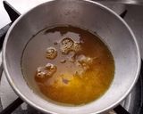 A picture of step 3 of Red Chilli Pickle.