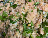 Foto del paso 2 de la receta: Hamburguesas de atún y espinacas