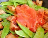 Foto del paso 6 de la receta: Curry de solomillo de cerdo con tirabeques