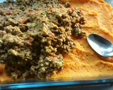 Foto del paso 8 de la receta: Pastel de carne con puré de boniato