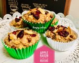 Foto langkah ke 5 dari resep Apple Raisin Oats Muffins 🍏.