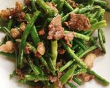 Hình bước làm 3 của món Thịt bò xào đậu đũa