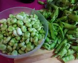 Foto del paso 2 de la receta: Habas con ajos tiernos y huevo flor