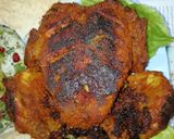 A picture of step 1 of Chicken tandoori with moutabel(spicy eggplant dip).