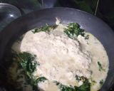 A picture of step 5 of Palak Paneer.