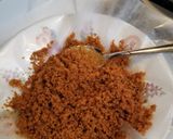 Hình bước làm 6 của món Sườn cây nướng, chả từ da cá hồi, ruốc cá hồi