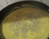 A picture of step 5 of Fast curry with singhare ka Atta.