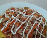 Foto langkah ke 9 dari resep Okonomiyaki Ayam Tanpa Nori.