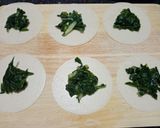 Foto del paso 3 de la receta Saquitos de acelgas con jamón serrano y mozzarella