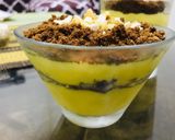 A picture of step 8 of Choco Custard pudding.