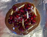 A picture of step 4 of Chocolate Pomegranate Bites with Sea Salt:.