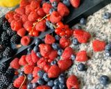 Une image de l'étape 1 de Tiramisu🥁 fête 🥳 les fruits 🫐🍑d’été 🍒🍓🥝🥭en verrines.