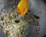 A picture of step 3 of Onion Spicy Kadhi.