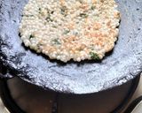 A picture of step 4 of Sago (Sabudana) paratha 😋😋😋😋.