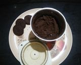 A picture of step 1 of Chocolate biscuit tart.