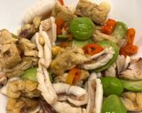 Foto langkah ke 6 dari resep Cumi Pete Tempe.